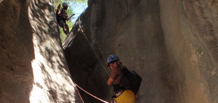 Canyon avec rappel à Rodellar